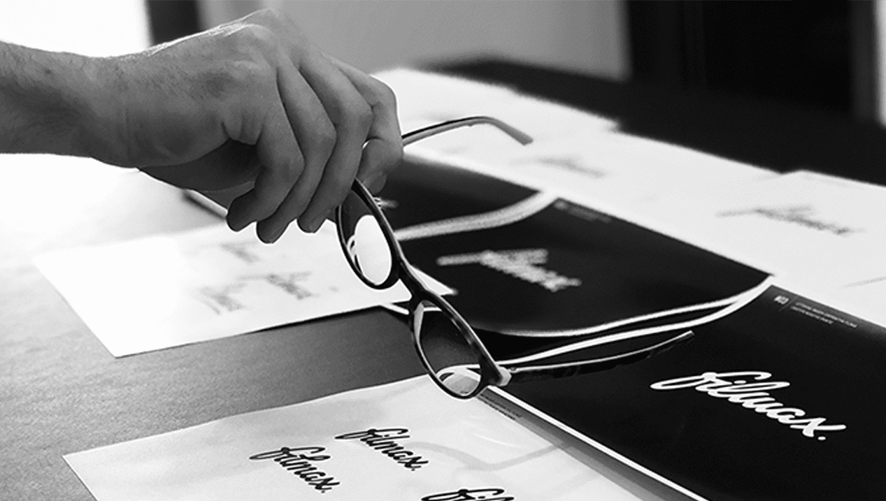 Proceso diseño logo Filmax